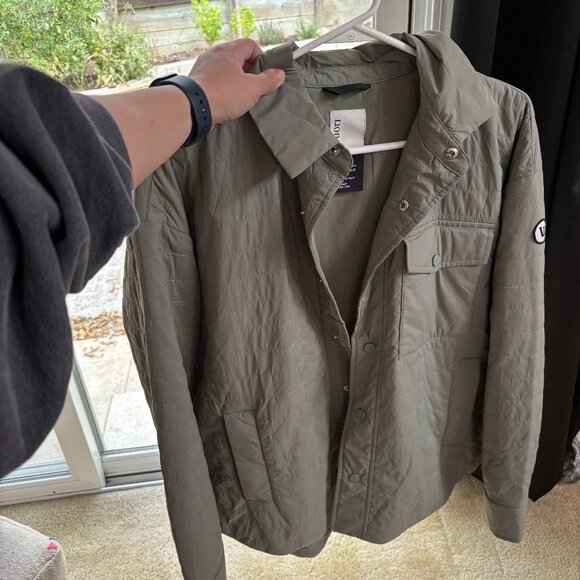 EUC Vuori Quilted Shirted Jacket - Green, Size XS/S - Picture 6 of 13